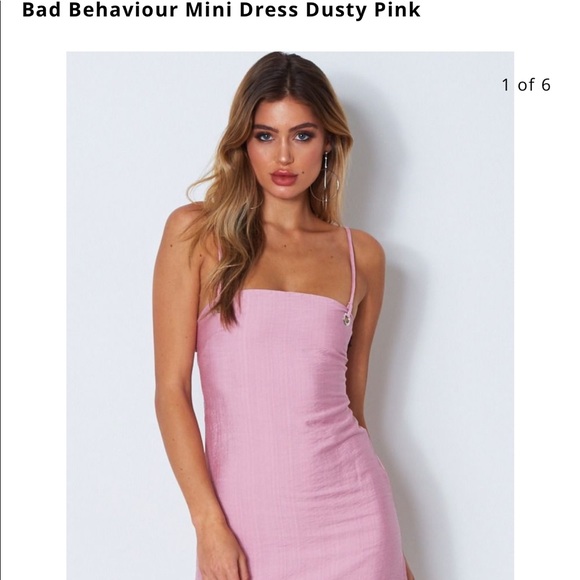 white fox boutique pink dress